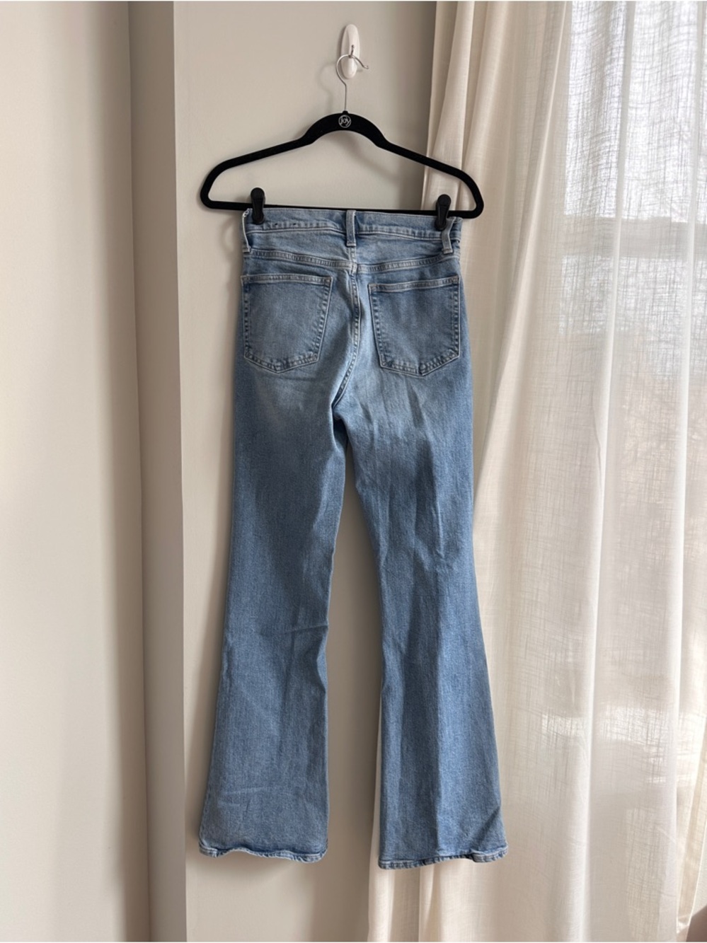 Women’s GAP 70s flare light- medium wash denim jeans, vintage inspired, size 26 - Picture 2 of 10